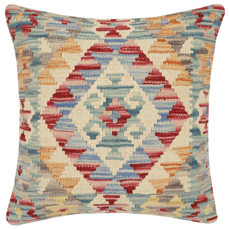Housse et insert de coussin carré 100% laine