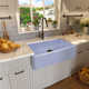 Vineyard Fireclay 29.75" L x 19.75" W Farmhouse Kitchen Sink