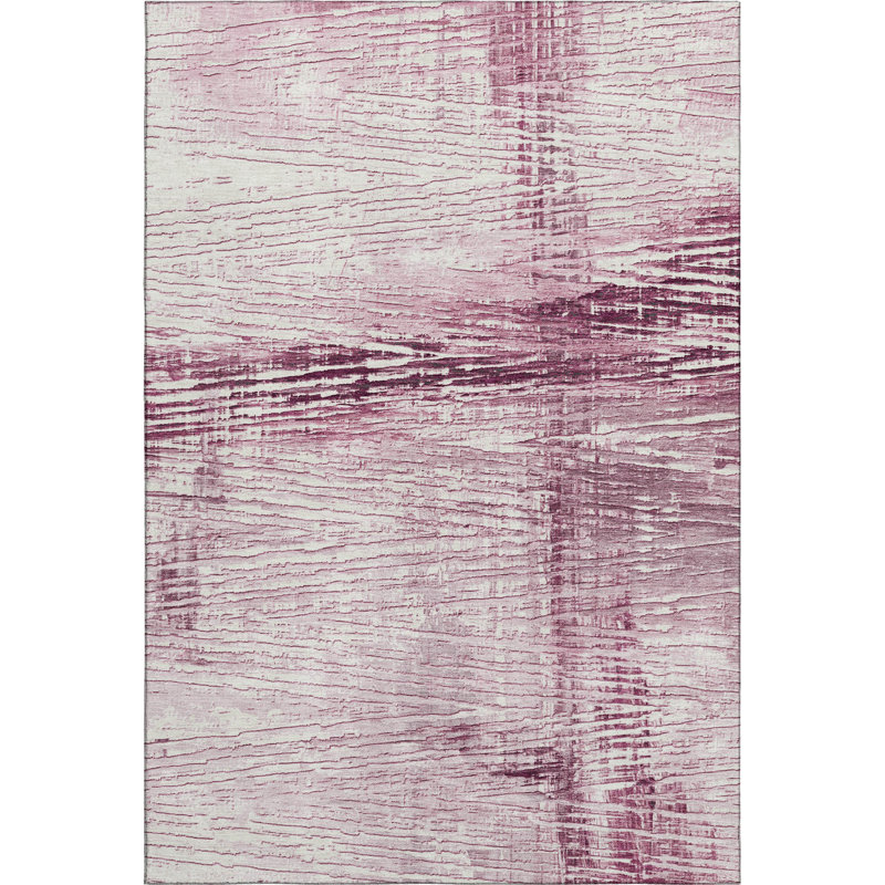 Premium Machine Washable Pirtle AMF1981 Stripes Rug, Rectangle 2'6" x 3'10"
