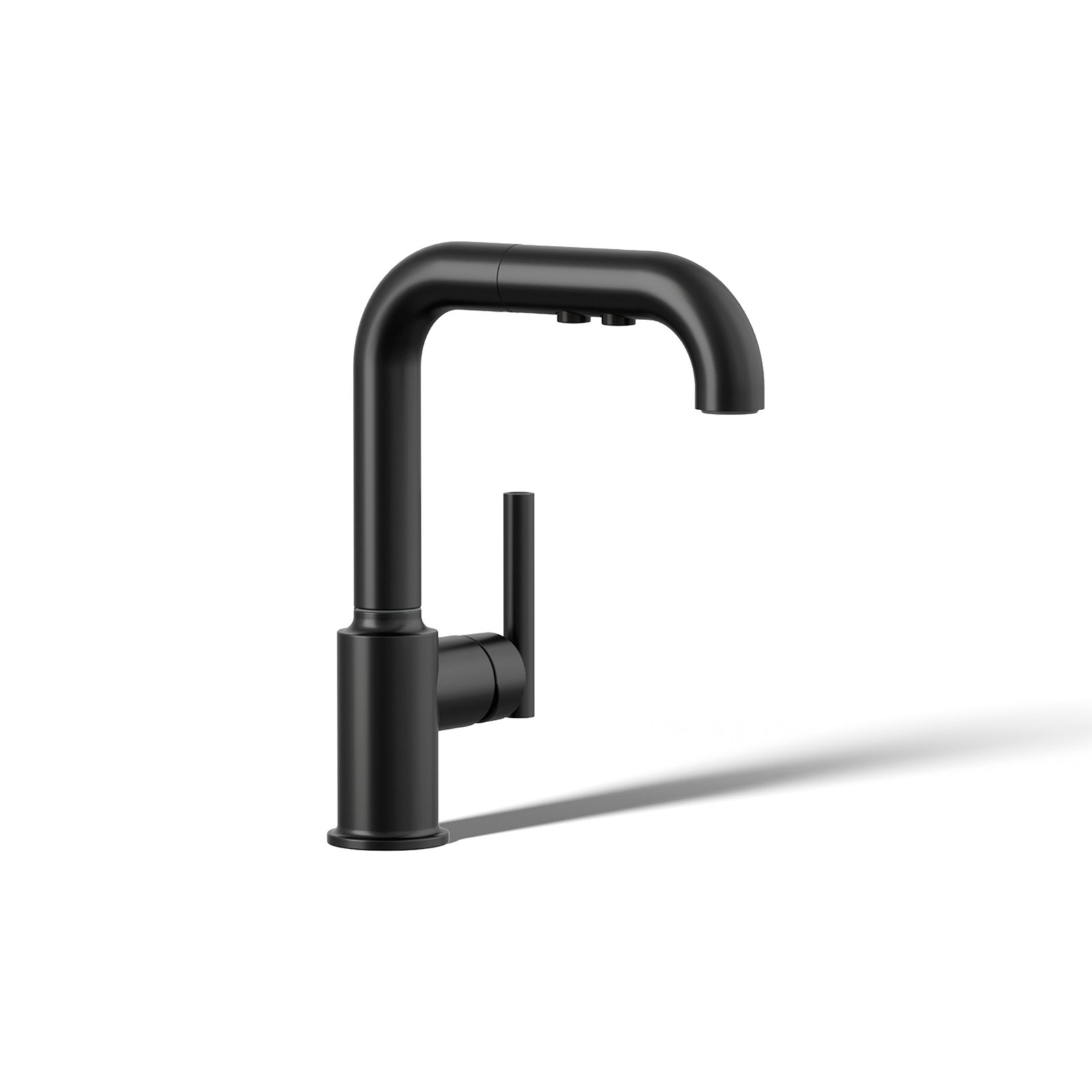 Purist Kitchen Faucet, Matte Black