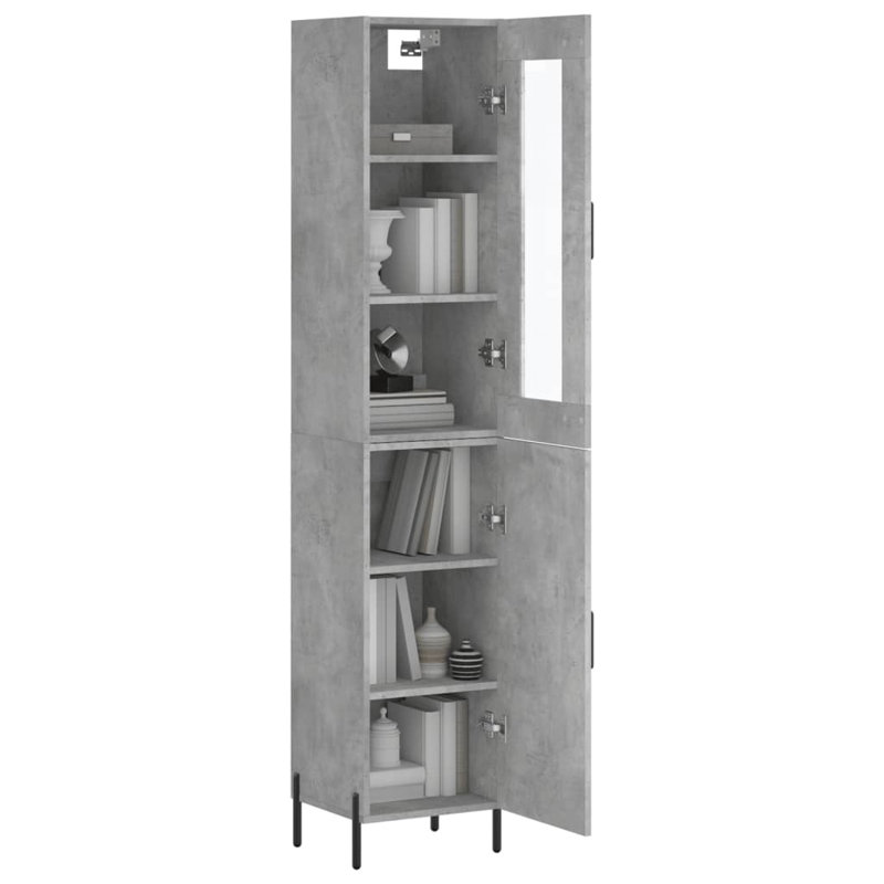Neaha 34.5cm Sideboard, Concrete Grey