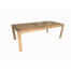 Ashleigh Aurora Leg 72" Wide Wood Dining Table with Leaf, Latte