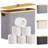 Toilet Paper Storage, Bamboo Toilet Paper Basket With Lid And Handle, Free Standing Toilet Paper Holder Stand, Bathroom Organizer Cabinet Container Accessories-689221798-689221799