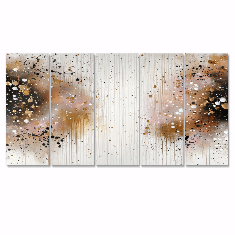 Olijah - décoration murale abstraite - art mural moderne, 5, H 32 po x l 80 po