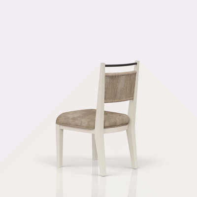 Rope Back Chair - Vanilla / Carmel
