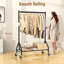 110cm Rolling Clothing Rack