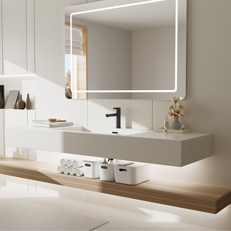 NO Single-handle Bathroom Faucet with Drain Assembly, Matte Black