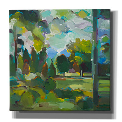 «Valley of Green» par Hooshang Khorasani, art mural sur toile
