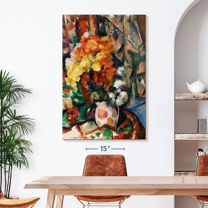 Le vase fleuri, 48" H x 32" W