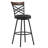 Clintwood Swivel Upholstered Faux Leather Adjustable Height Counter Stool