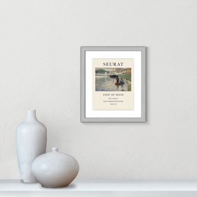 Old Masters Collection "View of Seine" Print