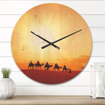 Solid Wood Wall Clock