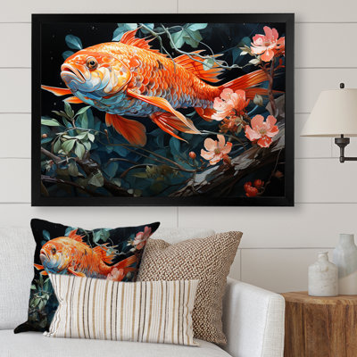 «Fishing Harmonious Hues II», reproduction d'art sur toile