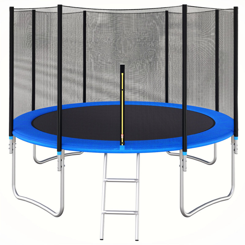 Filet de sécurité pour trampoline avec anneau de basketball, installation facile