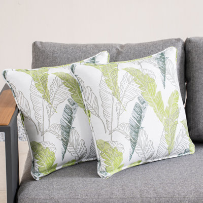 Outdoor Square Pillow Cover & Insert (Set Of 2)