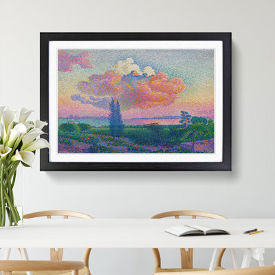 The Rose Cloud by Henri-Edmond Cross - Picture Frame Painting