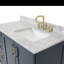 ARIEL TAYLOR 43 IN LEFT OFFSET SINGLE RECTANGLE SINK VANITY-411981165-444712540-444712543