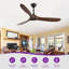 Solid Wood Ceiling Fan With Remote,3 Blade Reversible Dc Motor, Quiet Cooling For Living Room Or Bedroom-1596666740-1597329671