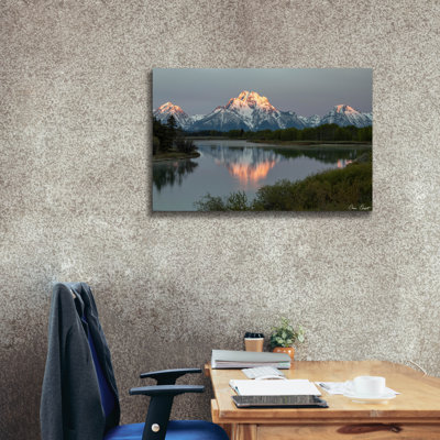 Epic Graffiti 'Mountains Of Wyoming 1'  by David Drost Canvas Wall Art, 40" x 26"