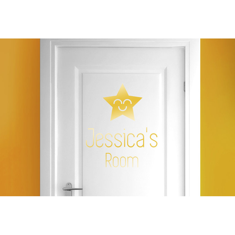 Astrology & Stars Wall Decal, Shiny Gold