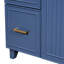 Meuble-lavabo bleu 36 po, pratique et élégant