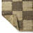 Nigel Modern Farmhouse Woven Jute Checkerboard Natural/Brown Rug-863963063