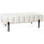 CAREY Chenille Upholstered Bench
