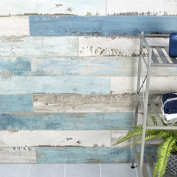 Bond Tile Cypress 4" x 32" Ceramic Wood Look Tile