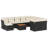 Vidaxl Garden Sofa Set Black