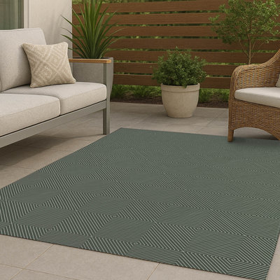 Tapis d'extérieur antidérapant Eye Chev