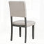 Ensemble de table et chaises de salle à manger 6 pièces avec pieds de forme spéciale, dossiers et coussins recouverts de mousse pour un repas confortable-133417381-133417384-133417385