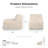 Boneless Cathryn 3-Piece Faux Fur Foam Modular Compressed Sofa-548579609