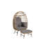 Chaises surdimensionnées surdimensionnées avec repose-pieds et coussins épais pour le porche-1060203335