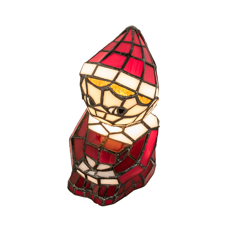Meyda Tiffany & Stained Glass Table Lamp, Red