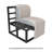 Praia 8-Piece Modular Upholstered U-Shaped Sectional Sofa Set with Sunbrella Cushions-684535847
