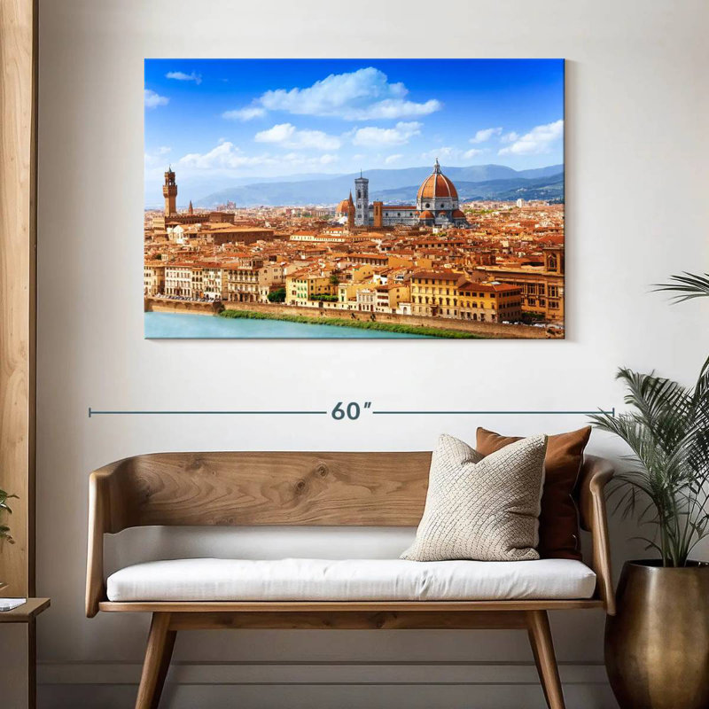 Nicci matin à Florence, H 32 po x l 48 po
