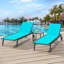 Outdoor Chaise Lounge with Table-88193838