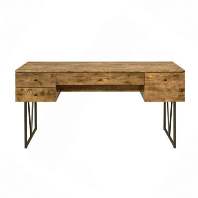 Fallon 4-Drawer Manufactured Wood Writing Desk