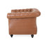 Chaise de salon en tissu d'ameublement Pu