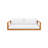 Delray Teak Swing Bed With Cushions