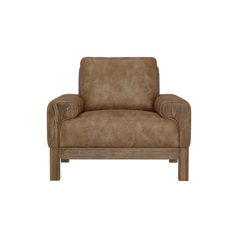 Wooden Frame & Base, Armchair