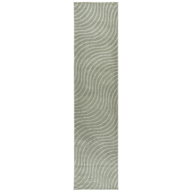 Wave Performance Abstract Indoor Rug, Runner 2'2" x 9'