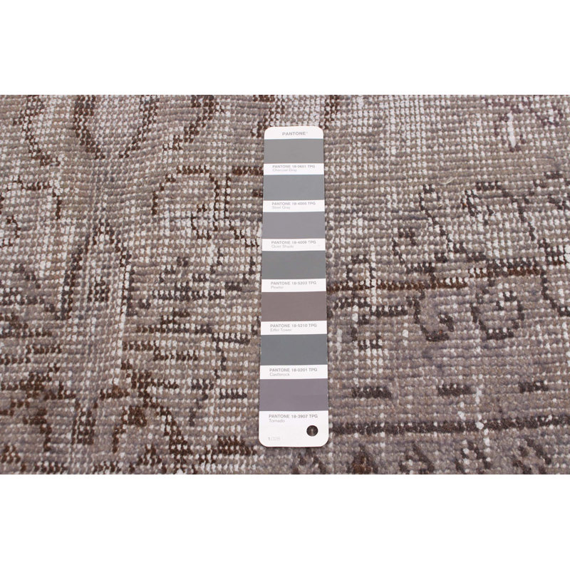 Tapis gris transitionnel 3 pi 10 po x 6 pi 6 po Azra