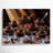 Desserts Chocolate pudding Brown Canvas Wall Art-1917889552