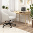 Petit bureau d'écriture et chaise Lachone 40W pour bureau à domicile, table d'ordinateur avec rangement et sièges