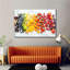 Les fruits de nombreuses couleurs, reproduction sur toile-1052188101