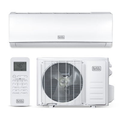 Black+decker Bsa Series 17,000 Btu Inverter With Heat Split Air Conditioner 230v/60hz In White