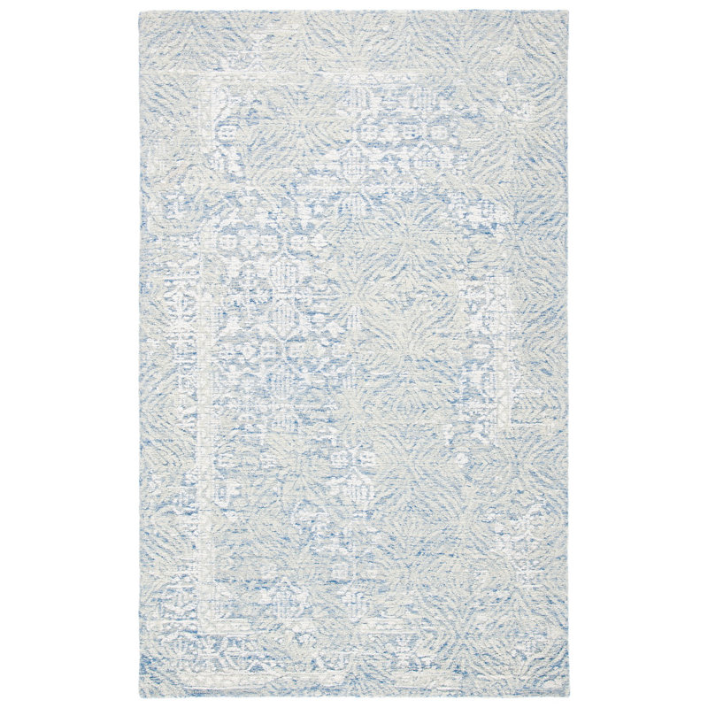 Pezanetti Hand Tufted Wool And Cotton With Latex Oriental Rug, Rectangle 3' x 5'