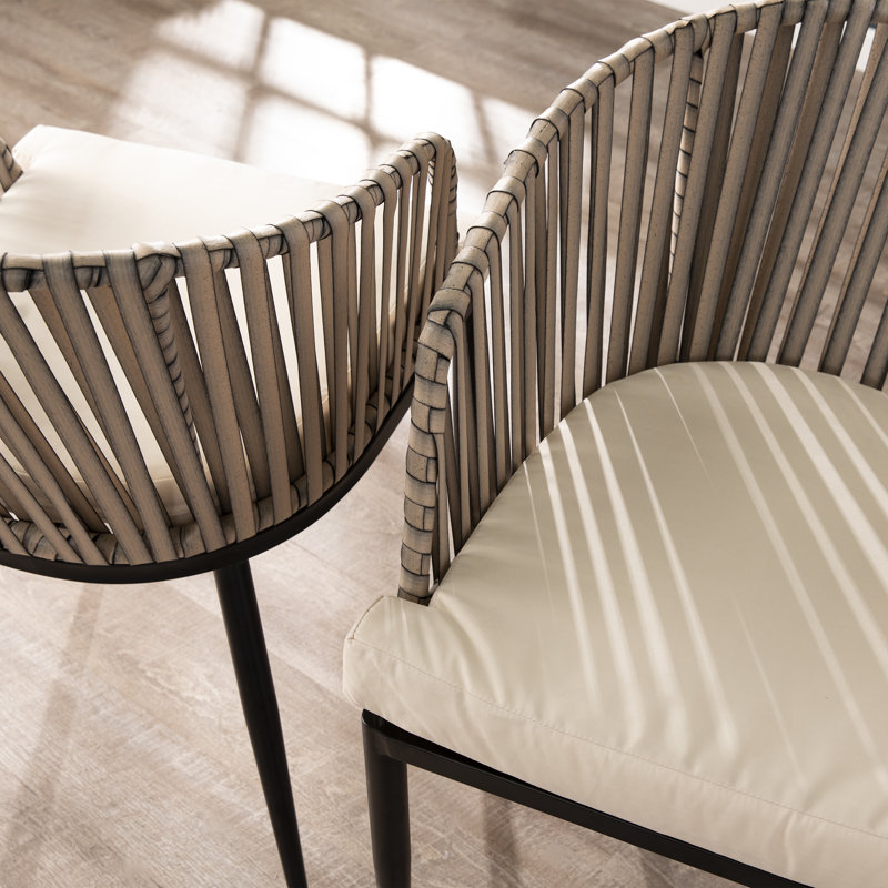 Chaise de patio avec coussins St tennis