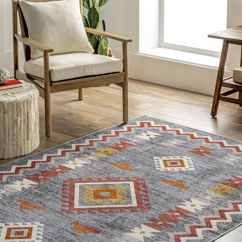 Tapis lavable à la machine Jayde SpinClean, Rectangle 4 pi x 6 pi